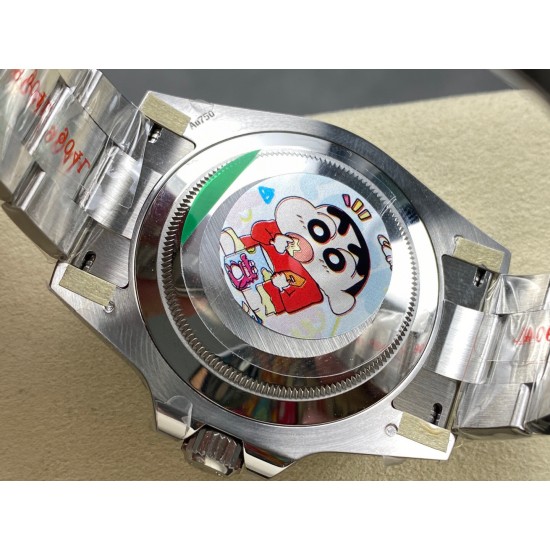 ROLEX 劳力士 格林尼治 GMT，圈口过渡无痕，搭载3285一体机，做工极好！贵金属钢印扣子！