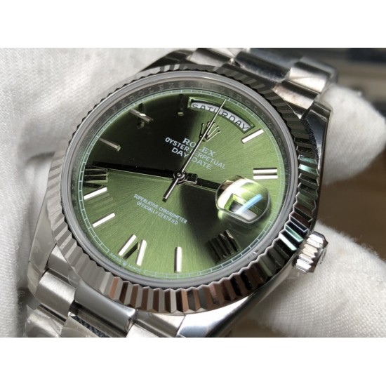 ROLEX 劳力士 日志 绸缎绿 ～