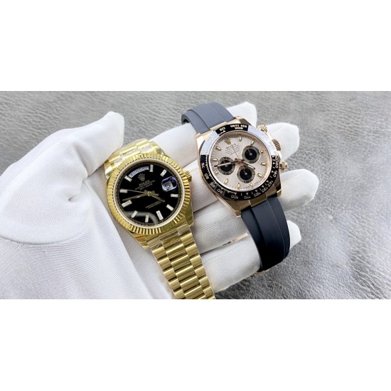 ROLEX 劳力士 黑冰糖 玫金迪 ～