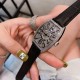 ✔️✔️法兰克穆勒 FranckMuller 36mm*45mm酒桶型表壳和夸张的弧度设计满足了小女生对FM的热爱✔️✔️