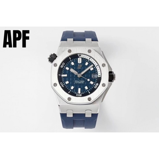新配色到货 APF厂新款亮相专注 AP 爱彼 潜水表15720腕表 【购入原装拆机复刻】所有细节都同步原装 秒杀市面上同系列 1.搭载4308机芯同步原装7点位置摆轮,2.原装陶瓷旋入式表冠,10点位置表冠内部齿轮同步原装齿轮数量121个,完成原装调节手感一致效果。3.表带原装氟橡胶可替换式橡胶。4.表扣可替换原装可开口快拆。5.日历颜色同步原装配对字面颜色。6.全表字面内圈夜光采用瑞士C3夜光粉,在紫光灯下可以匹对原装发光效果达到乱真工艺。7.表盘工艺原装一样双层夹层日历窗口搭配蓝宝石微型放大镜。 新配色到货 APF厂新款亮相专注 AP 爱彼 潜水表15720腕表 【购入原装拆机复刻】所有细节都同步原装 秒杀市面上同系列 1.搭载4308机芯同步原装7点位置摆轮,2.原装陶瓷旋入式表冠,10点位置表冠内部齿轮同步原装齿轮数量121个,完成原装调节手感一致效果。3.表带原装氟橡胶可替换式橡胶。4.表扣可替换原装可开口快拆。5.日历颜色同步原装配对字面颜色。6.全表字面内圈夜光采用瑞士C3夜光粉,在紫光灯下可以匹对原装发光效果达到乱真工艺。7.表盘工艺原装一样双层夹层日历窗口搭配蓝宝石微型放大镜。