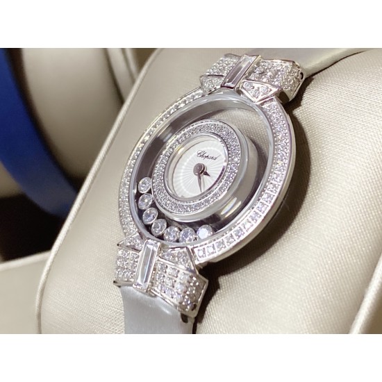 实拍 (蝴蝶结)chopard-happy Sport 萧邦HAPPY DIAMONDS系列快乐钻 腕表蓝宝石玻璃镜面 原厂瑞士石英机芯 镜面内自由滑动快乐钻 钻石围绕表盘回旋起舞 制作精巧双层透明跳跃时尚的设计风格,完美女性的前卫、大方、秀气的特质,内、外蓝宝石玻璃 ,微型按调EAT瑞士石英机,表壳直径约28mm 实拍 (蝴蝶结)chopard-happy Sport 萧邦HAPPY DIAMONDS系列快乐钻 腕表蓝宝石玻璃镜面 原厂瑞士石英机芯 镜面内自由滑动快乐钻 钻石围绕表盘回旋起舞 制作精巧双层透明跳跃时尚的设计风格,完美女性的前卫、大方、秀气的特质,内、外蓝宝石玻璃 ,微型按调EAT瑞士石英机,表壳直径约28mm