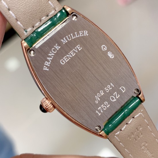 实拍 小红书强推 新色 FranckMuller 法兰克穆勒腕表是世界最知名的高级腕表品牌之一,也是无数男女明星的热捧之物。小酒桶型上手更潮,瑞士石英,表壳后盖桥形设计,贴手型 316上等精钢.尺寸26mm 实拍 小红书强推 新色 FranckMuller 法兰克穆勒腕表是世界最知名的高级腕表品牌之一,也是无数男女明星的热捧之物。小酒桶型上手更潮,瑞士石英,表壳后盖桥形设计,贴手型 316上等精钢.尺寸26mm