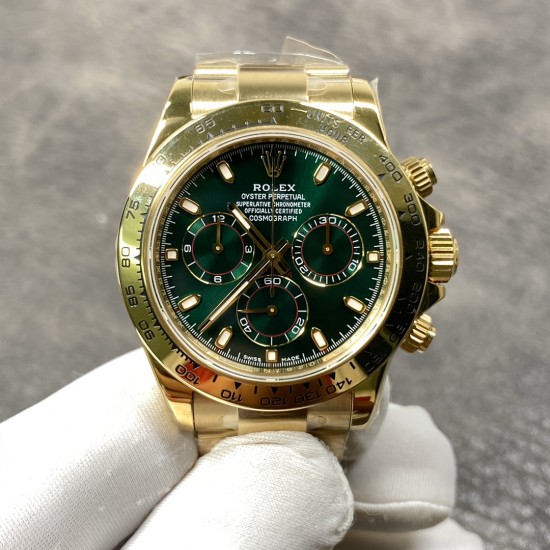 劳力士迪通拿，绿金迪！4130机．N厂出品，出货实拍