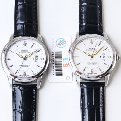 LS精品2019新款劳力士火爆上市机芯：进口机芯(零返修)尺寸：40mmX10mm镜面：蓝宝石玻璃，防水，永不刮花材质：316L精钢振频：28800每小时振荡次数动力：动力储备48小时表带：意大利精选小牛皮防水深度:  100米
