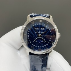 宝珀villeret 经典6654 全新V3升级版来咯从“芯”出发，去繁就简 让属于你的分秒瞬间更加完整！ 升级亮点【机芯】1.全新进口Cal.6654机芯 摆幅28800 走时更精准2.升级秒针实心大中轴 同步正品3.烫金立体工艺月相盘4.对版后盖见光比例 宝珀6654 全新V3升级版——你值得拥有！