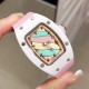 实拍 理查德米勒 RichardMille 糖果棉花糖 最新爆款 bon bon系列最稀有的作品!克服传统工艺打破模式!钟表最受尊敬的技术之一。不是所有人的嫁妆,棉花糖运动曲线和颜色,它们是诱人的。有了理查德米勒,实现了把棉花糖戴在你的手腕上!白色陶瓷加上黄粉绿搪瓷表盘,RM-07柔和的颜色创造了一个组合...甜蜜!糖果店的一次旅行,一个让人难以置信的艺术品。你会戴上它吗? 实拍 理查德米勒 RichardMille 糖果棉花糖 最新爆款 bon bon系列最稀有的作品!克服传统工艺打破模式!钟表最受尊敬的技术之一。不是所有人的嫁妆,棉花糖运动曲线和颜色,它们是诱人的。有了理查德米勒,实现了把棉花糖戴在你的手腕上!白色陶瓷加上黄粉绿搪瓷表盘,RM-07柔和的颜色创造了一个组合...甜蜜!糖果店的一次旅行,一个让人难以置信的艺术品。你会戴上它吗?