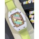 实拍 理查德米勒 RichardMille 糖果棉花糖 最新爆款 bon bon系列最稀有的作品!克服传统工艺打破模式!钟表最受尊敬的技术之一。不是所有人的嫁妆,棉花糖运动曲线和颜色,它们是诱人的。有了理查德米勒,实现了把棉花糖戴在你的手腕上!白色陶瓷加上黄粉绿搪瓷表盘,RM-07柔和的颜色创造了一个组合...甜蜜!糖果店的一次旅行,一个让人难以置信的艺术品。你会戴上它吗? 实拍 理查德米勒 RichardMille 糖果棉花糖 最新爆款 bon bon系列最稀有的作品!克服传统工艺打破模式!钟表最受尊敬的技术之一。不是所有人的嫁妆,棉花糖运动曲线和颜色,它们是诱人的。有了理查德米勒,实现了把棉花糖戴在你的手腕上!白色陶瓷加上黄粉绿搪瓷表盘,RM-07柔和的颜色创造了一个组合...甜蜜!糖果店的一次旅行,一个让人难以置信的艺术品。你会戴上它吗?