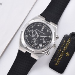 FK-VACHERON CONSTANTIN【江诗丹顿】纵横四海系列，六针多功能跑秒版火热上市，突破传统，时尚优雅的多彩表带，可满足佩戴者在不同场合的需求，多样化的色彩设计演绎大胆而时尚的风格，江诗丹顿在装置时始终将舒适性放在首位，确保腕表完美贴合手腕，纯钢表壳，进口石英机芯，蓝宝石水晶玻璃，舒适胶质表带，采用原装针式表扣佩戴方便！尺寸:36.5mm