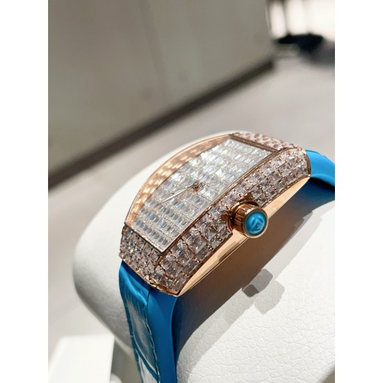 法兰克穆勒 V32 ABF 法穆兰 女装游艇新款 32mm 完美尺寸 搭配瑞士原装机芯 品质保证