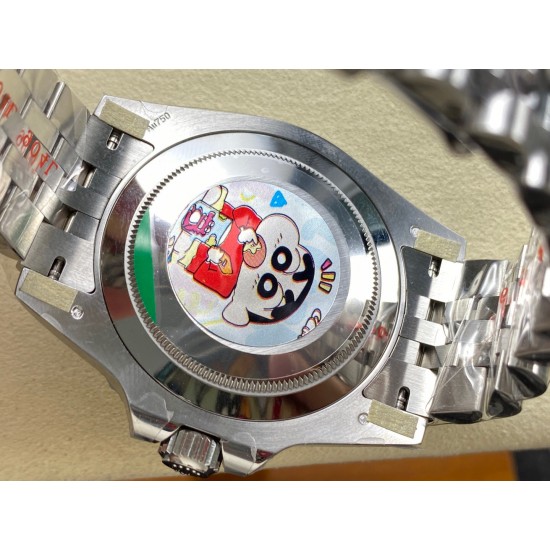 ROLEX 劳力士 格林尼治 GMT，圈口过渡无痕，搭载3285一体机，做工极好！贵金属钢印扣子！