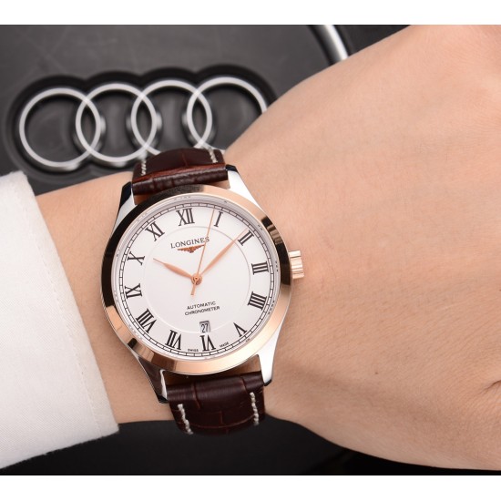 浪琴 Longines 精品男士腕表 经典大三针设计 尊贵大气 绅士风范 卓越品质 热卖全城 采用瑞士全自动机械机芯 顶级316精钢表壳表带 进口蓝宝石超强镜面 尺寸40*11 浪琴 Longines 精品男士腕表 经典大三针设计 尊贵大气 绅士风范 卓越品质 热卖全城 采用瑞士全自动机械机芯 顶级316精钢表壳表带 进口蓝宝石超强镜面 尺寸40*11