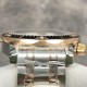 【VS出品】欧米茄 海马300M 316精钢材质打造！间玫瑰金钢带款！8800机 42MM！金灿灿，这个颜色好看！出货实拍