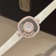 品牌：Chopard-萧邦最新款方形Happy Diamonds❤️瑞士原厂石英机芯 五颗快乐钻石在表盘自由流动  电镀18k金好货不等人哦～[机智]