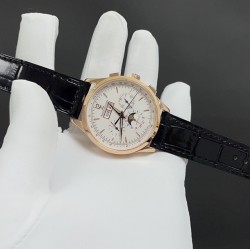 今日推荐积家 大师系列 玫瑰金白面 40mm 759机 顶级品质 出货实拍✈️