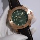 [机智][机智]沛纳海LUMINOR 1950系列，型号PAM00382,直径47mm，厚度15mm,316L精钢玫瑰金壳，高硬度矿物质玻璃，进口意大利牛皮，装配天津全自动机芯。❤ ❤