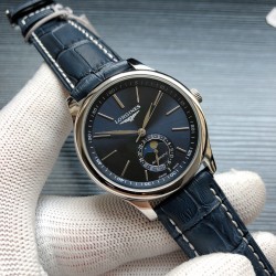 2019浪琴官网新品v2版本浪琴 LONGINES L33 名匠系列月相 市场上唯一一家官方1:1复刻版本，不惜成本[强]升级瑞机壳套字面，原装月相，区别市场普通版本 配置全自动机械机芯，316L精钢，蓝宝石镜面，尺寸39.5mm专柜同步，SJ出品让表又再次刷新高性价比的购表体验