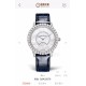 实拍 积家-Jaeger-LeCoultre DAZZLING RENDEZ- VOUS MOON约会系列月相珠宝腕表月之女神,是浪漫与柔美的象征,她掌管着大自然中的潮起潮落和季节更替,是艺术家与诗人们的灵感源泉,在温润莹亮的白色珍珠母贝映衬下,晶莹璀璨的钻石散发出夜空般的静谧之美,表圈镶嵌108颗钻石,组成两个环绕表壳的同心圆。由36颗以爪镶工艺镶嵌的钻石组成的外圈,为光芒闪耀的表圈营造出轻盈美妙的质感,尺寸36mm的精钢表壳搭配进口瑞士石英,采用蓝宝石水晶玻璃。 实拍 积家-Jaeger-LeCoultre DAZZLING RENDEZ- VOUS MOON约会系列月相珠宝腕表月之女神,是浪漫与柔美的象征,她掌管着大自然中的潮起潮落和季节更替,是艺术家与诗人们的灵感源泉,在温润莹亮的白色珍珠母贝映衬下,晶莹璀璨的钻石散发出夜空般的静谧之美,表圈镶嵌108颗钻石,组成两个环绕表壳的同心圆。由36颗以爪镶工艺镶嵌的钻石组成的外圈,为光芒闪耀的表圈营造出轻盈美妙的质感,尺寸36mm的精钢表壳搭配进口瑞士石英,采用蓝宝石水晶玻璃。