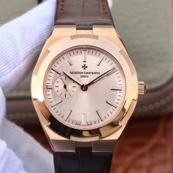 Vacheron Constantin江诗丹顿纵横四海系列OVERSEAS女款小号型2300v/2305v【表壳】表径3610.8mm 同步原装  质感细腻大方 蓝宝石镜面【字面】表盘经旭日纹缎面拉丝工艺处理 深邃优雅 18k金时标均带白色夜光涂层【机芯】CITIZEN8系列改Cal.5300机芯（机芯稳定零返修 ）后原装18k纳米镀金质摆陀【表带扣】半马其他十字三片折叠式表扣 进口牛皮表带越欣赏 越懂欣赏