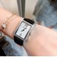 实拍 PATEK PHILIPPE百达翡丽系列 女士腕表(白金表壳搭配沙丁布带,表圈镶嵌天然锆石,蓝宝石玻璃,搭载瑞士石英机芯,尺寸30*34*7毫米) 实拍 PATEK PHILIPPE百达翡丽系列 女士腕表(白金表壳搭配沙丁布带,表圈镶嵌天然锆石,蓝宝石玻璃,搭载瑞士石英机芯,尺寸30*34*7毫米)
