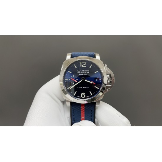 今日推荐沛纳海Pam1404 白壳蓝面 40mm 机 顶级品质 出货实拍✈️