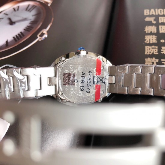 Baignoire腕表❤️卡地亚浴缸系列,小号表款,进口瑞士石英机芯。316L精钢表壳表扣。剑形蓝钢指针。蓝宝石水晶镜面。316L精钢弧形表带,小号尺寸(长度:32毫米,宽度:25毫米。) Baignoire腕表❤️卡地亚浴缸系列,小号表款,进口瑞士石英机芯。316L精钢表壳表扣。剑形蓝钢指针。蓝宝石水晶镜面。316L精钢弧形表带,小号尺寸(长度:32毫米,宽度:25毫米。)