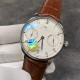 颜值第一！ZF出品。IWC 葡7 V5版 最新机芯、万国IWC－葡萄牙系列 七日链 葡七 自动机械机芯 独立小秒针 真动能指示 蓝宝石玻璃 牛皮表带42mm[色][色]出货实拍