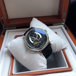 江诗丹顿-Vacheron Con stantin Z2 新款 男士精品 两针半陀飞轮 内置全自动飞轮机械机芯 316L精钢表壳 牛皮表带 尺寸41mm 三杰精致推荐男士精品机械腕表 精致传承真实效果 SJ品质的保证