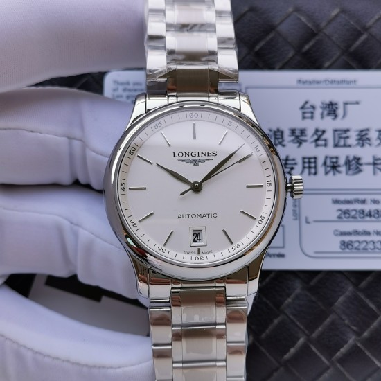 台湾厂【匠心臻品】随着努力不懈地寻求技术上的突破以及不断的创新令LONGINES表在设计方面稳坐领导地位。浪琴 名匠六字位日历系列 原版开模 所有配件与正品100%可互换通用 316精钢表壳、前、后双卜蓝宝石玻璃、淬火烧钢蓝指针、机芯采用最新的2892改L619/888全自动超薄机芯 搭配最新款镂空自动陀 直径38.5mm厚度9.0mm 一表一号,一卡一号、绝不重复。整表完美无暇市场最高版本! 台湾厂【匠心臻品】随着努力不懈地寻求技术上的突破以及不断的创新令LONGINES表在设计方面稳坐领导地位。浪琴 名匠六字位日历系列 原版开模 所有配件与正品100%可互换通用 316精钢表壳、前、后双卜蓝宝石玻璃、淬火烧钢蓝指针、机芯采用最新的2892改L619/888全自动超薄机芯 搭配最新款镂空自动陀 直径38.5mm厚度9.0mm 一表一号,一卡一号、绝不重复。整表完美无暇市场最高版本!