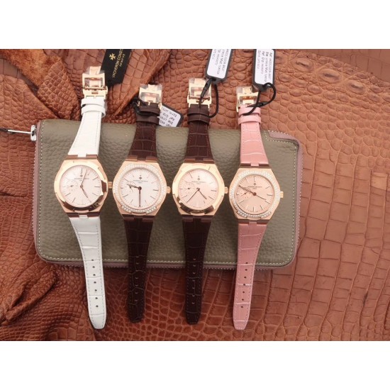 Vacheron Constantin江诗丹顿纵横四海系列OVERSEAS女款小号型2300v/2305v【表壳】表径3610.8mm 同步原装 质感细腻大方 蓝宝石镜面【字面】表盘经旭日纹缎面拉丝工艺处理 深邃优雅 18k金时标均带白色夜光涂层【机芯】CITIZEN8系列改Cal.5300机芯(机芯稳定零返修 )后原装18k纳米镀金质摆陀【表带扣】半马其他十字三片折叠式表扣 进口牛皮表带越欣赏 越懂欣赏 Vacheron Constantin江诗丹顿纵横四海系列OVERSEAS女款小号型2300v/2305v【表壳】表径3610.8mm 同步原装 质感细腻大方 蓝宝石镜面【字面】表盘经旭日纹缎面拉丝工艺处理 深邃优雅 18k金时标均带白色夜光涂层【机芯】CITIZEN8系列改Cal.5300机芯(机芯稳定零返修 )后原装18k纳米镀金质摆陀【表带扣】半马其他十字三片折叠式表扣 进口牛皮表带越欣赏 越懂欣赏