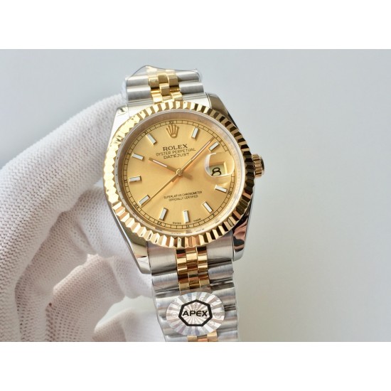【APEX新品发布】劳力士ROLEX DATEJUST间黄金日志型腕表,包金系列,而且是具有真正K金制作工艺,永久不脱色与掉落特征,而且做工精细,最重要的是区别于以往表带侧面没有包金而呈钢色的现象,现以能呈现出“四面一体”都是真K金的实感!男女都适合的尺寸,并行代购版DATEJUST,完美修正十年间所有副本的不足和缺陷,36mm男女都适合的表径尺寸,搭载ETA2836机并搭配正品代购包装物料,重新定义最高品质的DATEJUST副本,真正的A级副本劳力士DATEJUST。 【APEX新品发布】劳力士ROLEX DATEJUST间黄金日志型腕表,包金系列,而且是具有真正K金制作工艺,永久不脱色与掉落特征,而且做工精细,最重要的是区别于以往表带侧面没有包金而呈钢色的现象,现以能呈现出“四面一体”都是真K金的实感!男女都适合的尺寸,并行代购版DATEJUST,完美修正十年间所有副本的不足和缺陷,36mm男女都适合的表径尺寸,搭载ETA2836机并搭配正品代购包装物料,重新定义最高品质的DATEJUST副本,真正的A级副本劳力士DATEJUST。