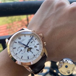 【最新】：ROLEX 劳力士 【机芯】：全自动机械机芯【镜面】：矿物质强化玻璃尺寸：直径41mm厚12mm！