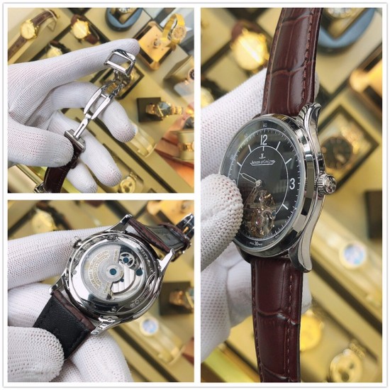 品牌:积家-Jaeger-LeCoultre表带:进口小牛皮/316精钢机芯:全自动机械机芯材料:高级强化镀膜镜面尺寸:直径41mm,厚度12mm 品牌:积家-Jaeger-LeCoultre表带:进口小牛皮/316精钢机芯:全自动机械机芯材料:高级强化镀膜镜面尺寸:直径41mm,厚度12mm