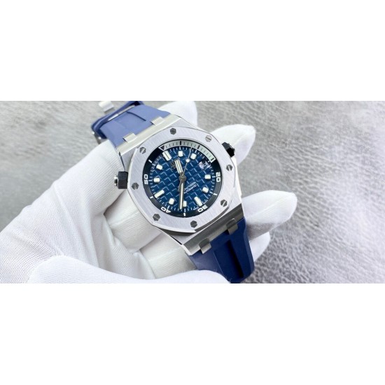 AP 爱彼Audemars Piguet 15720ST.OO.A052CA.01皇家橡树离岸型 男士机械腕表 尺寸42mm,搭配复刻⌚️原装Calibre4308全自动机械机芯 反炫光处理蓝宝石水晶玻璃 采用进口316精钢鑫表壳 搭配进口氟橡胶表带(头层小牛皮)原装针扣 超高品质,货有所值 硬汉必备神器 经过多道工序的打磨和磨砂处理,终把AP特有的八角型表圈表达出棱角分明的线条,爱彼入门级腕表强烈推荐! AP 爱彼Audemars Piguet 15720ST.OO.A052CA.01皇家橡树离岸型 男士机械腕表 尺寸42mm,搭配复刻⌚️原装Calibre4308全自动机械机芯 反炫光处理蓝宝石水晶玻璃 采用进口316精钢鑫表壳 搭配进口氟橡胶表带(头层小牛皮)原装针扣 超高品质,货有所值 硬汉必备神器 经过多道工序的打磨和磨砂处理,终把AP特有的八角型表圈表达出棱角分明的线条,爱彼入门级腕表强烈推荐!