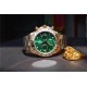 绿迪ROLEX 劳力士 宇宙计型迪通拿 表径40x13mm，316精钢表壳表链，蓝宝石镜面，夜光表盘指针，折叠扣。