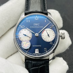 【ZF Factory2023墙裂推荐 销量神器】V5升级版 IWC万国葡7－葡萄牙系列七日链 ！特别定制版！1⃣️搭载定制版C.52010自动机械机芯！2⃣️独立小秒针，真动能指示！3⃣️蓝宝石玻璃镜面！4⃣️定制版意大利牛皮表带，原装扣子！5⃣️直径42毫米！ZF出品 必属精品 欢迎您的品鉴！
