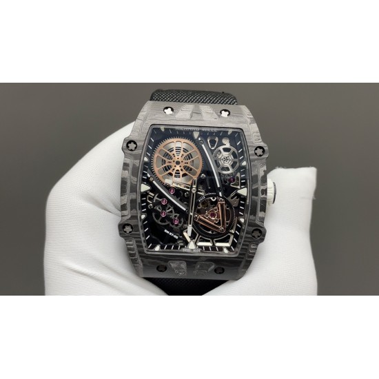 RICHARD MILLE 理查米勒 RM 27-05 Flying Tourbillon Rafael Nadal 浮动陀飞轮腕表———超轻、超薄一体机 5字飞轮会动 RICHARD MILLE 理查米勒 RM 27-05 Flying Tourbillon Rafael Nadal 浮动陀飞轮腕表———超轻、超薄一体机 5字飞轮会动