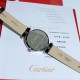实拍 卡地亚-Cartier，狠货来袭，全真镶钻字面，瑞士石英机芯，加厚蓝宝石镜面[强]搭配美洲鳄鱼皮带[耶]尺寸35mm，超级漂亮、时尚不容错过！