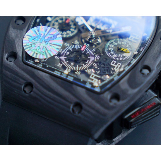 【 RICHARD MILLE 】理查德米勒 RM011-03艺术提升了全新层次,顶级碳纤维壳套 最完美的纹路 最完美的做工 搭载7750大日历 计时 飞返/逆跳多功能ETA7750全自动机械机芯,进口橡胶表带 原装折叠扣,尺寸50X40mm 高端大气上档次 计时腕表,展现着理查品牌的经典内涵,阳光而富有吸引力!全球限量50个7750机 ⚠️请认准独家品质 【 RICHARD MILLE 】理查德米勒 RM011-03艺术提升了全新层次,顶级碳纤维壳套 最完美的纹路 最完美的做工 搭载7750大日历 计时 飞返/逆跳多功能ETA7750全自动机械机芯,进口橡胶表带 原装折叠扣,尺寸50X40mm 高端大气上档次 计时腕表,展现着理查品牌的经典内涵,阳光而富有吸引力!全球限量50个7750机 ⚠️请认准独家品质