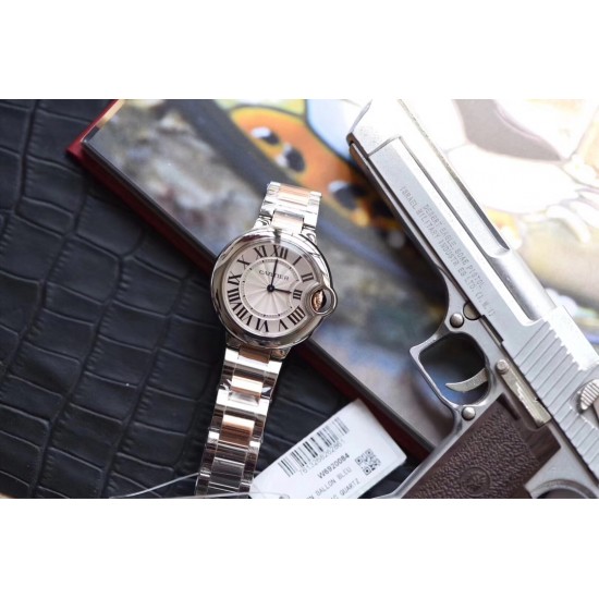 【V6出品】卡地亚 蓝气球 瑞士石英 36MM
