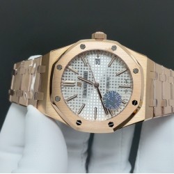 今日推荐ZF 爱彼皇家橡树系列15400钢王 银色黑盘 超神之作 一体机 41mm 顶级品质 出货实拍✈️