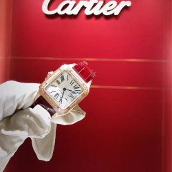 F1厂新品 卡地亚全新山度士杜蒙夏日里的一抹红。