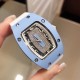 实拍 Richard Mille RM007 蓝陶瓷 蓝唇！经典系列女士壕气腕表！明星畅销款，人气指数最高的名品！