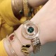 【独家美拍萧邦经邦萧邦HAPPY DIAMONDS系列快乐钻腕表】新增最新绿表盘 蓝宝石玻璃镜面 我们就是自己的神话 原厂瑞士石英机芯 镜面内7颗快乐钻自由转动 活动钻石围绕表盘回旋起舞 制作精巧的表壳玩味透明概念 chopard家标志性的Happy钻石在两片蓝宝石水晶玻璃 形成的空间内自由滑动 充分展现自由和欢快的感觉 表壳顶端与底端各缀有一圈钻石 树叶形指针 较小的同心圆为珍珠母贝质地 呈圆满的球型 两个同心圆环上皆全手工镶有钻石 七颗灵动钻石如悬空漂浮一般 细节见真知 【独家美拍萧邦经邦萧邦HAPPY DIAMONDS系列快乐钻腕表】新增最新绿表盘 蓝宝石玻璃镜面 我们就是自己的神话 原厂瑞士石英机芯 镜面内7颗快乐钻自由转动 活动钻石围绕表盘回旋起舞 制作精巧的表壳玩味透明概念 chopard家标志性的Happy钻石在两片蓝宝石水晶玻璃 形成的空间内自由滑动 充分展现自由和欢快的感觉 表壳顶端与底端各缀有一圈钻石 树叶形指针 较小的同心圆为珍珠母贝质地 呈圆满的球型 两个同心圆环上皆全手工镶有钻石 七颗灵动钻石如悬空漂浮一般 细节见真知