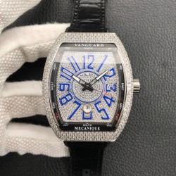 法兰克 穆勒 ❤️Franck Muller V45 SC DT系列⌚️54*42*15mm 瑞士2824全自动机械机芯 蓝光镀膜玻璃 316精钢鑫表壳 3D立体字面 牛皮表带底部橡胶  针扣   糅合运动设计风格 中间完美弧线夹层设计 尽显绅士品味 一如既往的酷