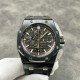 AUDEMARS PIGUET 爱彼 AP 皇家橡树离岸型 计时码表 26402CE.OO.A002CA.01 陶瓷表壳 钛合金按钮 双面蓝宝石镜面 3126机芯 陶瓷自动砣 橡胶表带 钛合金针扣 44mm JF厂出品 出货实拍 AUDEMARS PIGUET 爱彼 AP 皇家橡树离岸型 计时码表 26402CE.OO.A002CA.01 陶瓷表壳 钛合金按钮 双面蓝宝石镜面 3126机芯 陶瓷自动砣 橡胶表带 钛合金针扣 44mm JF厂出品 出货实拍
