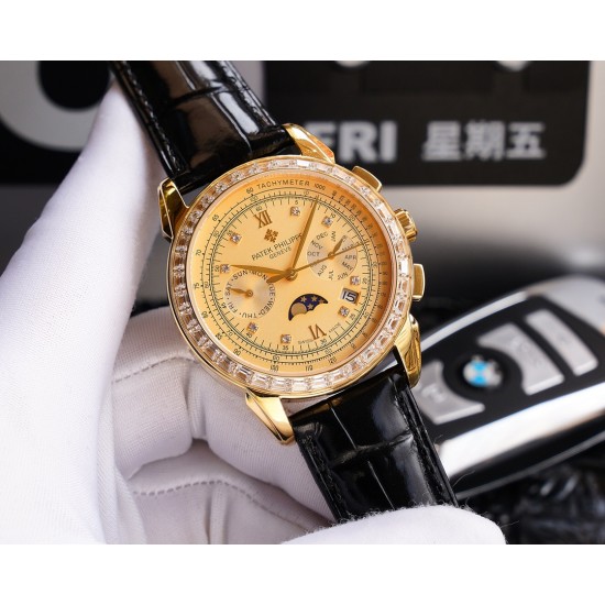 2020新款 百达翡丽 (实拍图)Patek Philippe 贵族的艺术品!搭配进口9100多功能机芯(0返修)功能(24小时,星期,星辰,月份)进口316精钢!搭配意大利进口小牛皮!原装折叠扣!尺寸42mm。耐磨防刮蓝宝石玻璃!超强防水50米!简约而不简单!你永远无法拥有一块百达翡丽,你只是在替你的后代保管他. ( 慎重承诺 : 产品实物光泽手感更佳精湛 字盘刻度栩栩如生 壳套工艺都是宗师级别轻身检验 加上新时代机器高技锻造 上手震撼尊贵非凡。你值得拥有!⚠️请认准独家品质 2020新款 百达翡丽 (实拍图)Patek Philippe 贵族的艺术品!搭配进口9100多功能机芯(0返修)功能(24小时,星期,星辰,月份)进口316精钢!搭配意大利进口小牛皮!原装折叠扣!尺寸42mm。耐磨防刮蓝宝石玻璃!超强防水50米!简约而不简单!你永远无法拥有一块百达翡丽,你只是在替你的后代保管他. ( 慎重承诺 : 产品实物光泽手感更佳精湛 字盘刻度栩栩如生 壳套工艺都是宗师级别轻身检验 加上新时代机器高技锻造 上手震撼尊贵非凡。你值得拥有!⚠️请认准独家品质