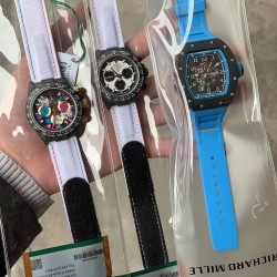 ROLEX，迪通拿！涂鸦ROLEX，迪通拿！熊猫RM030，黑陶瓷！加速器