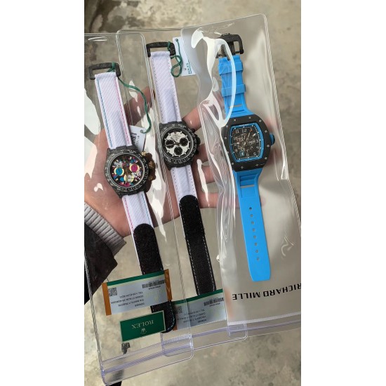 ROLEX，迪通拿！涂鸦ROLEX，迪通拿！熊猫RM030，黑陶瓷！加速器