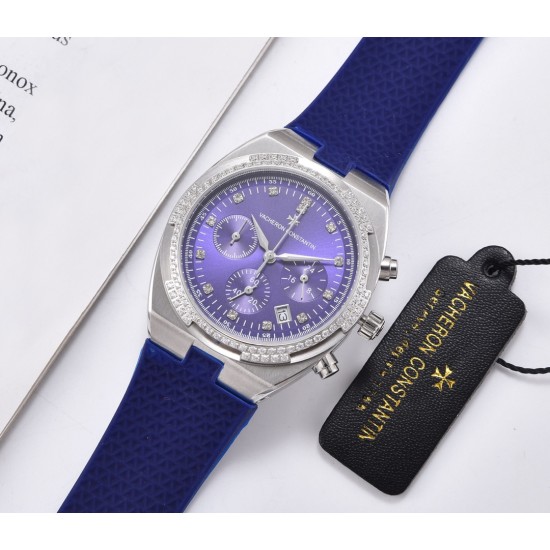 FK-VACHERON CONSTANTIN【江诗丹顿】纵横四海系列,六针多功能跑秒版火热上市,突破传统,时尚优雅的多彩表带,可满足佩戴者在不同场合的需求,多样化的色彩设计演绎大胆而时尚的风格,江诗丹顿在装置时始终将舒适性放在首位,确保腕表完美贴合手腕,纯钢表壳,进口石英机芯,蓝宝石水晶玻璃,舒适胶质表带,采用原装针式表扣佩戴方便!尺寸:36.5mm FK-VACHERON CONSTANTIN【江诗丹顿】纵横四海系列,六针多功能跑秒版火热上市,突破传统,时尚优雅的多彩表带,可满足佩戴者在不同场合的需求,多样化的色彩设计演绎大胆而时尚的风格,江诗丹顿在装置时始终将舒适性放在首位,确保腕表完美贴合手腕,纯钢表壳,进口石英机芯,蓝宝石水晶玻璃,舒适胶质表带,采用原装针式表扣佩戴方便!尺寸:36.5mm